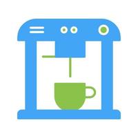 Einzigartiges Vektorsymbol für die Kaffeemaschine vektor