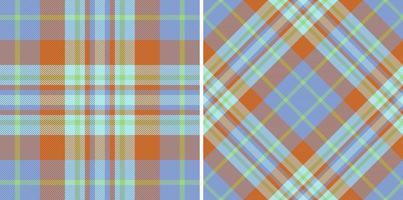 pläd tartan sömlös. mönster tyg kolla upp. vektor textil- textur bakgrund.