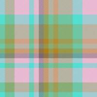 Stoff Plaid Vektor. Tartan Textil- überprüfen. Hintergrund Textur Muster nahtlos. vektor