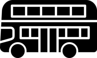 doppelt Decker Bus Vektor Symbol