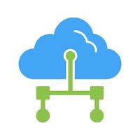 Internet-Cloud-Vektor-Symbol vektor