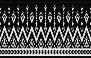 geometrische ethnische Musterstickerei und traditionelles Design. Stammes ethnische Vektor Textur. Design für Teppich, Tapete, Kleidung, Verpackung, Batik, Stoff im Stickstil in ethnischen Themen.