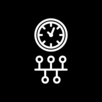 Timeline-Vektor-Icon-Design vektor