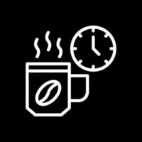 kaffe ha sönder vektor ikon design