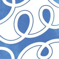 abstrakt texturiert Blau kreisförmig dekorativ Linien Muster Vektor Hintergrund isoliert auf Platz Weiß Vorlage zum Sozial Medien Post, Startseite Titel, Papier und Schal Textil- Drucke, Poster.