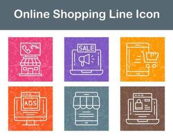 Online-Shopping-Vektor-Icon-Set vektor