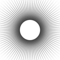 de mönster av geometrisk cirkel former. svart abstrakt vektor cirkel ram halvton prickar. vektor illustration.