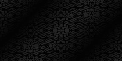 svart bakgrund med mandala mönster design. vektor illustration. eps10