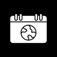 Öko-Kalender-Vektor-Icon-Design vektor