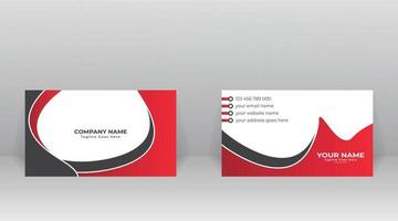 Business-Postkarten-Template-Design vektor