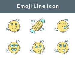 emoji vektor ikon uppsättning