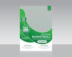 Design von Sport-Flyer-Vorlagen vektor