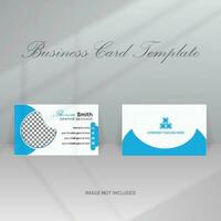 Business-Postkarten-Template-Design vektor