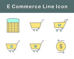 E-Commerce-Vektor-Icon-Set vektor