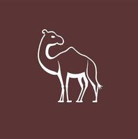kamel grafisk ikon. öken- symbol kamel. vektor illustration