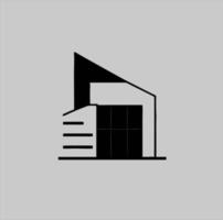 arkitekt logotyp design mall, enkel logotyp med abstrakt och minimalistisk form stil vektor