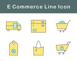 E-Commerce-Vektor-Icon-Set vektor