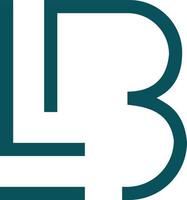 lb logotyp ikon vektor