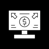 Budgetausgaben-Vektor-Icon-Design vektor