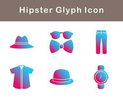 Hipster Vektor Symbol einstellen