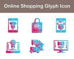 Online-Shopping-Vektor-Icon-Set vektor