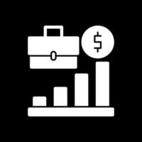 wachsendes Business-Vektor-Icon-Design vektor