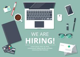 Jobb Hiring Illustration vektor