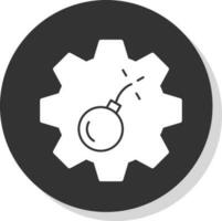 Bedrohungsvektor-Icon-Design vektor