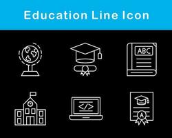 utbildning vektor ikon uppsättning
