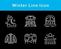 Winter Vektor Symbol einstellen