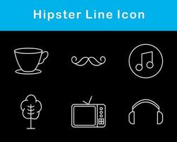 Hipster Vektor Symbol einstellen