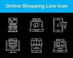 Online-Shopping-Vektor-Icon-Set vektor