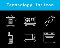 Technologie Vektor Symbol einstellen