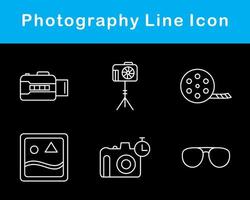 Fotografie Vektor Symbol einstellen