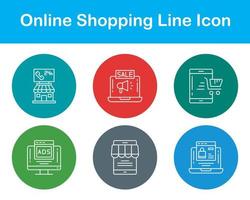 Online-Shopping-Vektor-Icon-Set vektor