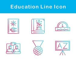 utbildning vektor ikon uppsättning