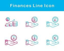 Finanzen Vektor Symbol einstellen