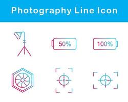fotografi vektor ikon uppsättning