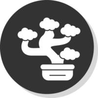 Bonsai-Vektor-Icon-Design vektor