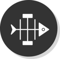 Fishbone-Diagramm-Vektor-Icon-Design vektor