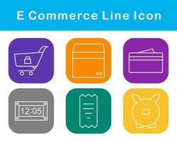 E-Commerce-Vektor-Icon-Set vektor