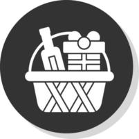 Geschenkpaket-Vektor-Icon-Design vektor