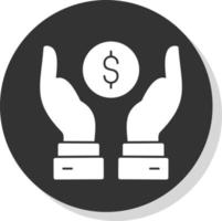 Finanzbonus-Vektor-Icon-Design vektor