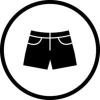 Shorts Vektor-Symbol vektor