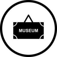 Museum-Tag-Vektor-Symbol vektor