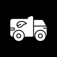 Öko-LKW-Vektor-Icon-Design vektor