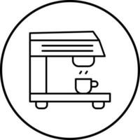 Vektorsymbol für Kaffeemaschine vektor