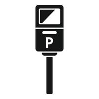 Parkplatz Symbol einfach Vektor. Raum Sicherheit vektor