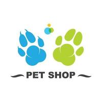 Tass logotyp ikon av sällskapsdjur vektor