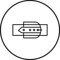 Gürtel-Vektor-Symbol vektor